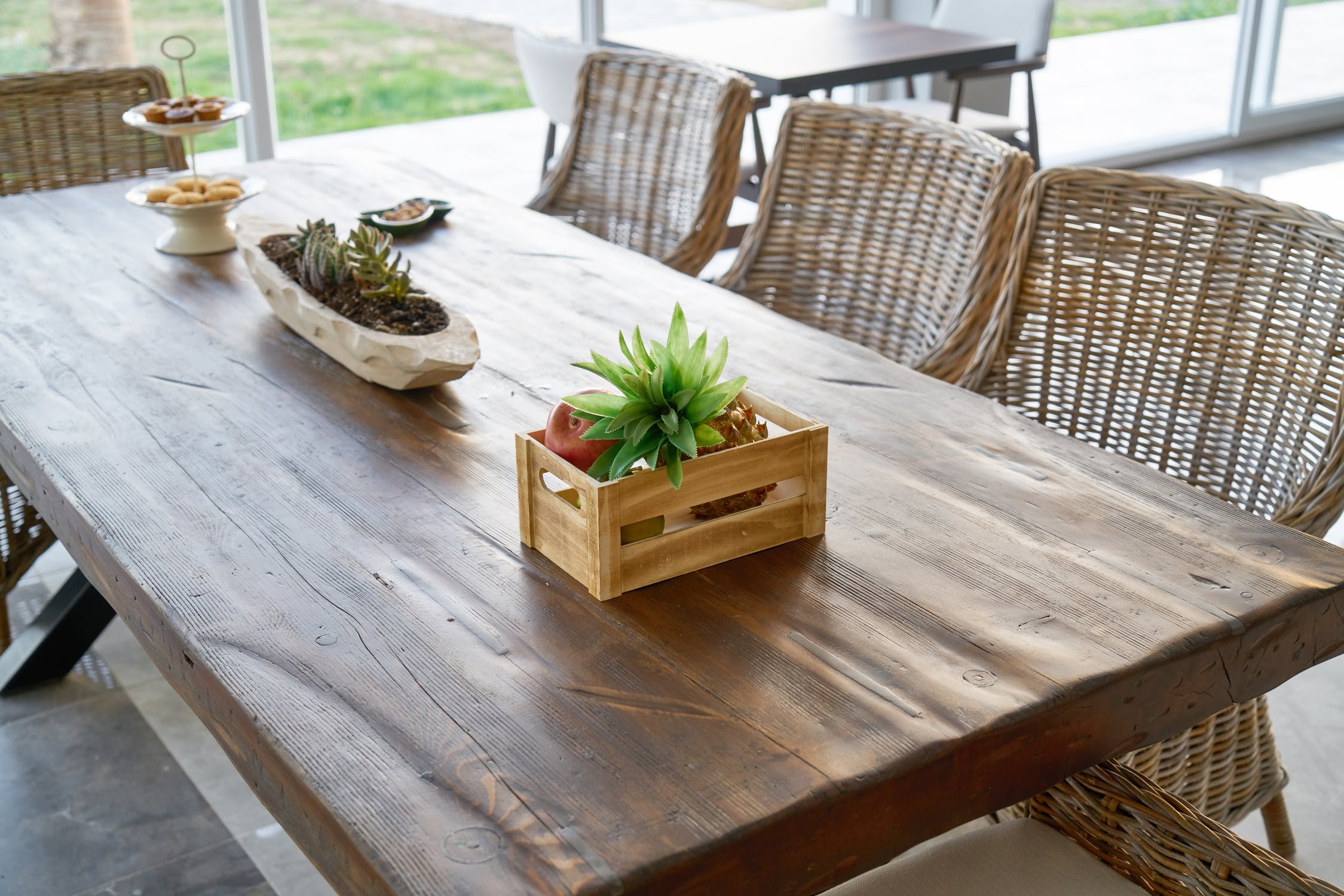 Houten tafel